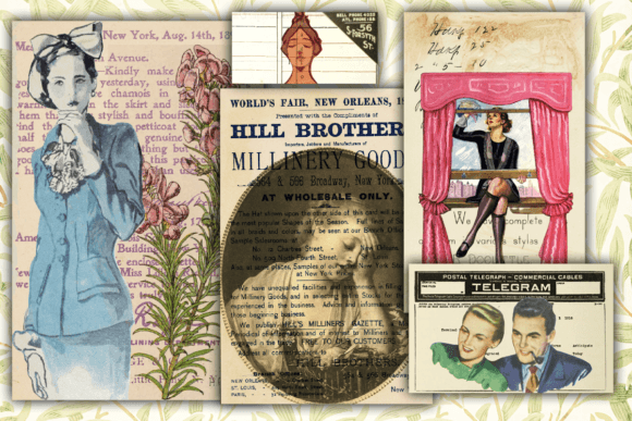 Download Vintage Ephemera Collage Junk Journal - Vintage Collection