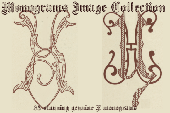 Download Monocracy Vintage Monograms X - Vintage Collection