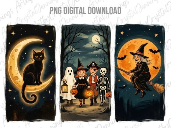 Download Vintage Holiday Halloween Magic PNG - Vintage Collection