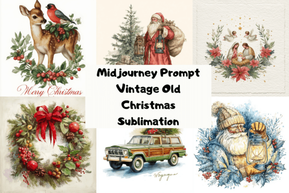 Download Prompt Vintage Old Christmas Sublimation - Vintage Collection