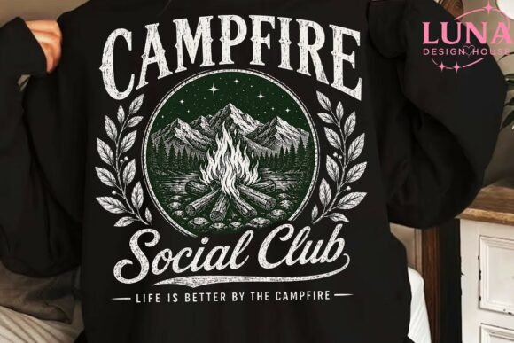 Download Campfire Social Club Vintage PNG Design - Vintage Collection