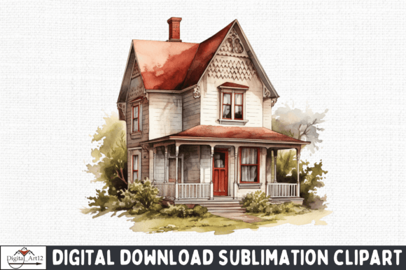 Download Vintage House PNG Clipart - Vintage Collection