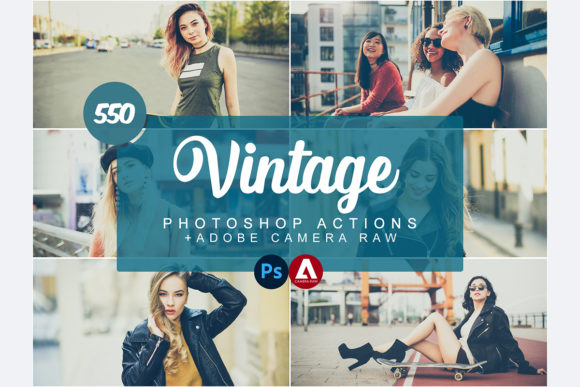 Download Vintage Photoshop Actions - Vintage Collection