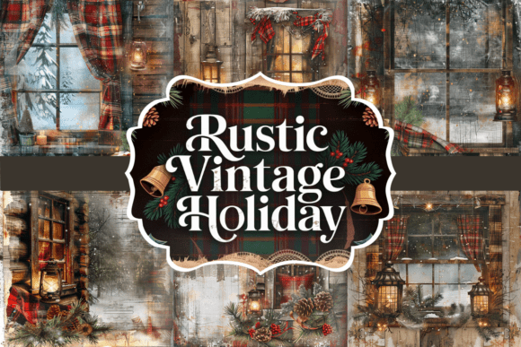 Download Rustic Vintage Holiday Junk Journal - Vintage Collection