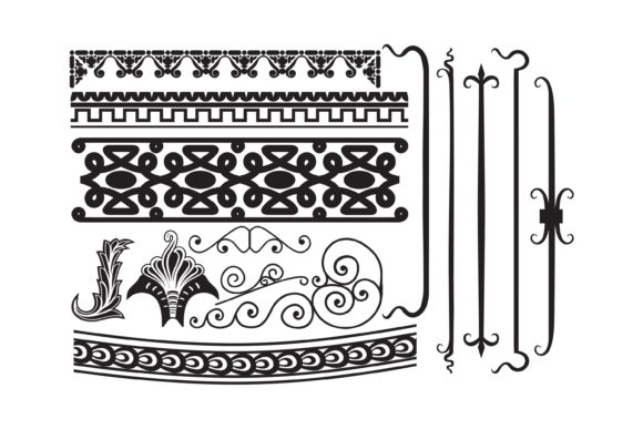 Download Vintage Elements and Borders Set for Orn - Vintage Collection