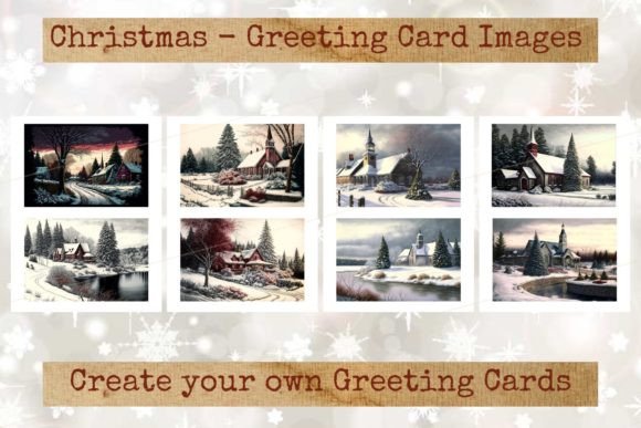 Download Vintage Holiday Season Card Images #01 - Vintage Collection