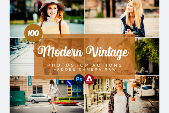 Download Modern Vintage Photoshop Actions - Vintage Collection