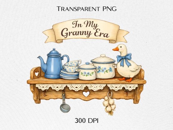 Download In My Granny Era Vintage PNG - Vintage Collection