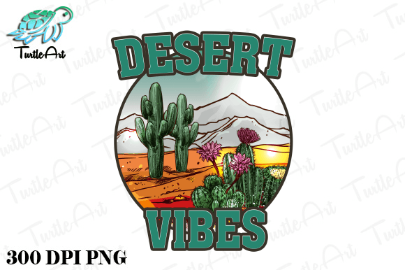 Download Desert Vibes Cactus Retro Sublimations - Retro sublimations Collection