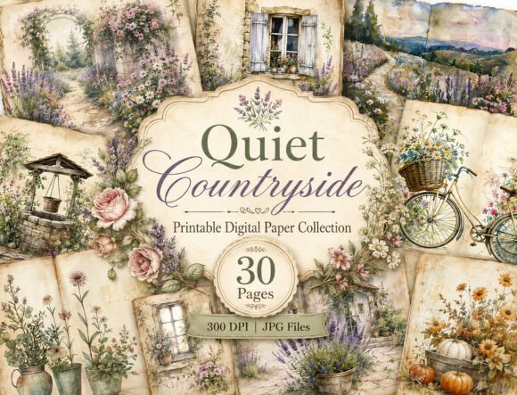 Download Vintage Garden Book Journal Papers - Vintage Collection
