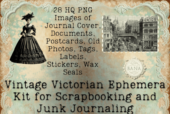 Download Vintage Victorian Ephemera Kit - Vintage Collection