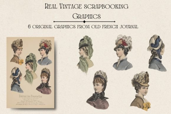 Download Vintage Fashion Magazine Graphics - Vintage Collection