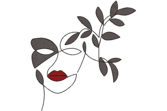 Download Minimalist Line Art Woman Face 1 - Premium Resources