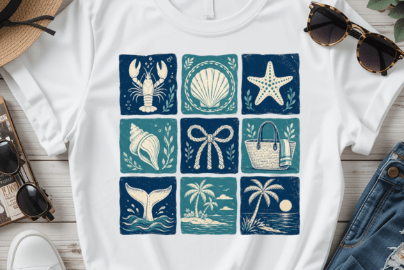 Download Vintage Nautical Summer PNG Set - Vintage Collection