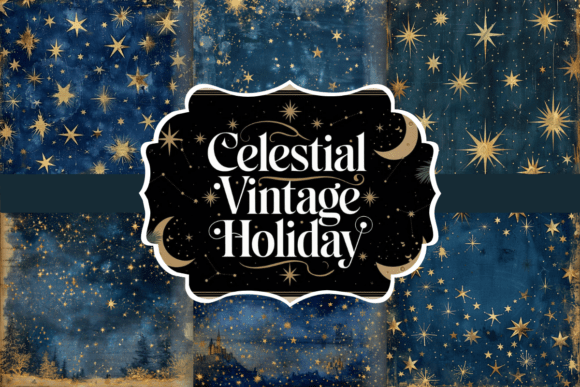 Download Celestial Vintage Holiday Junk Journal - Vintage Collection