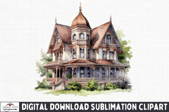 Download Vintage House PNG Clipart - Vintage Collection