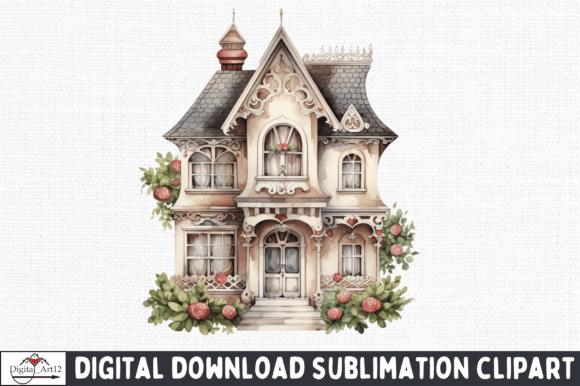 Download Vintage House PNG Clipart - Vintage Collection