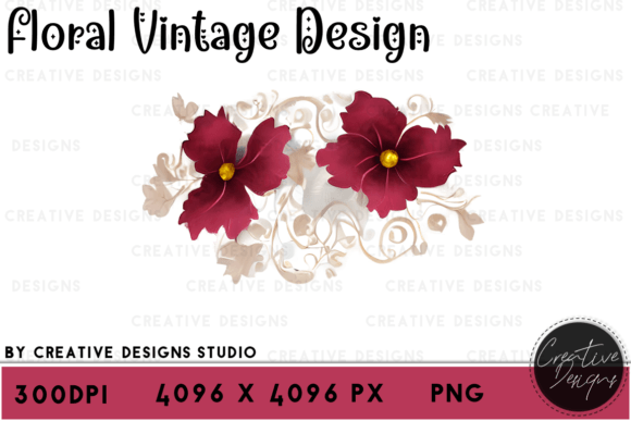 Download Floral Vintage Designs - Vintage Collection