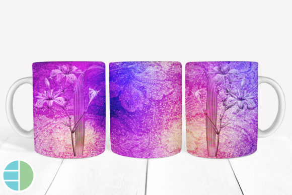 Download Mug Sublimation Vintage Flower Designs - Vintage Collection
