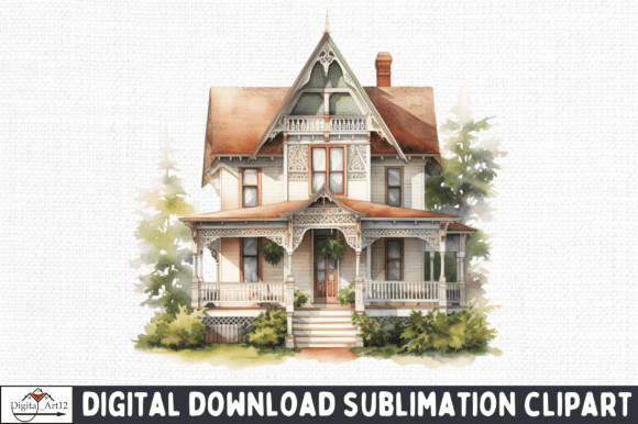 Download Vintage House PNG Clipart - Vintage Collection
